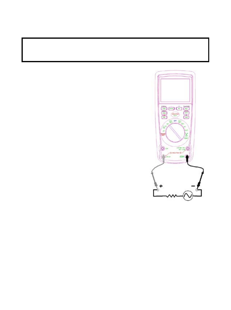 Ac current (frequency, duty cycle) measurements | Sealey TA320 User Manual | Page 15 / 36