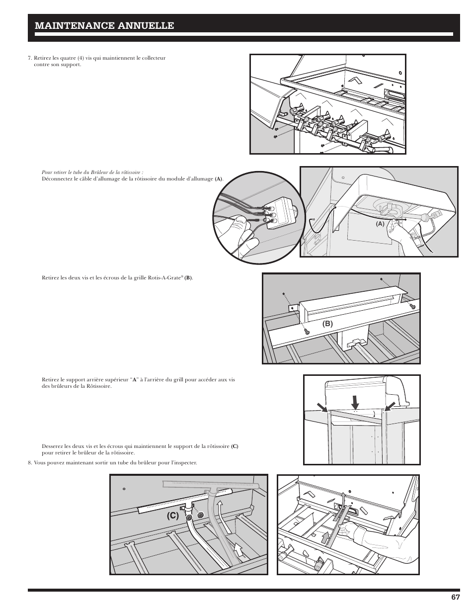 Maintenance annuelle | Ducane Affinity LP 3400 User Manual | Page 67 / 72