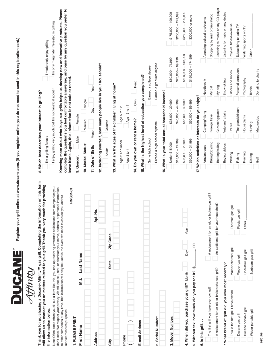 Ducane Affinity LP 3400 User Manual | Page 71 / 72