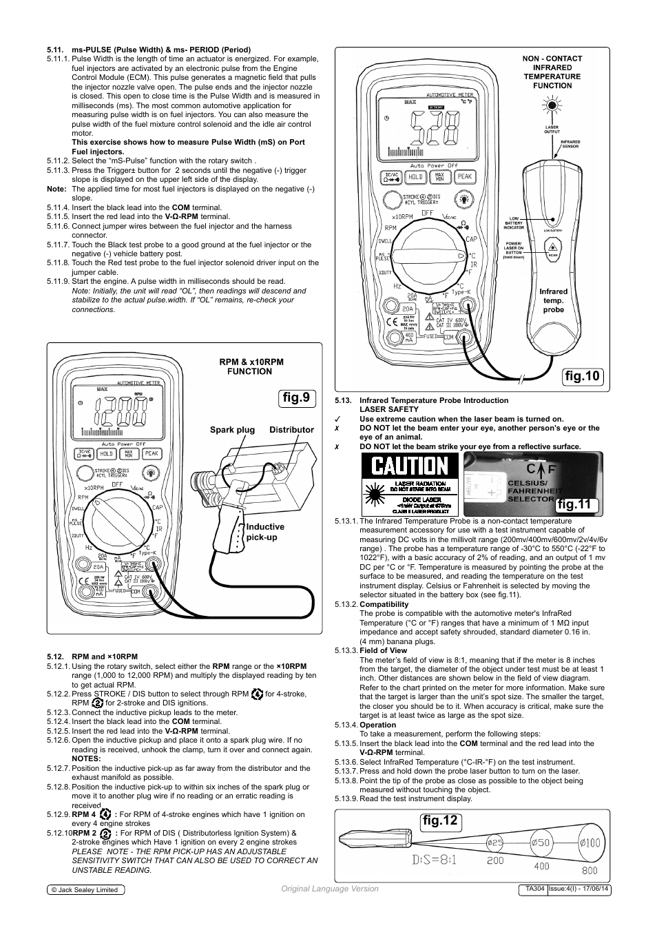 Sealey TA304 User Manual | Page 5 / 7