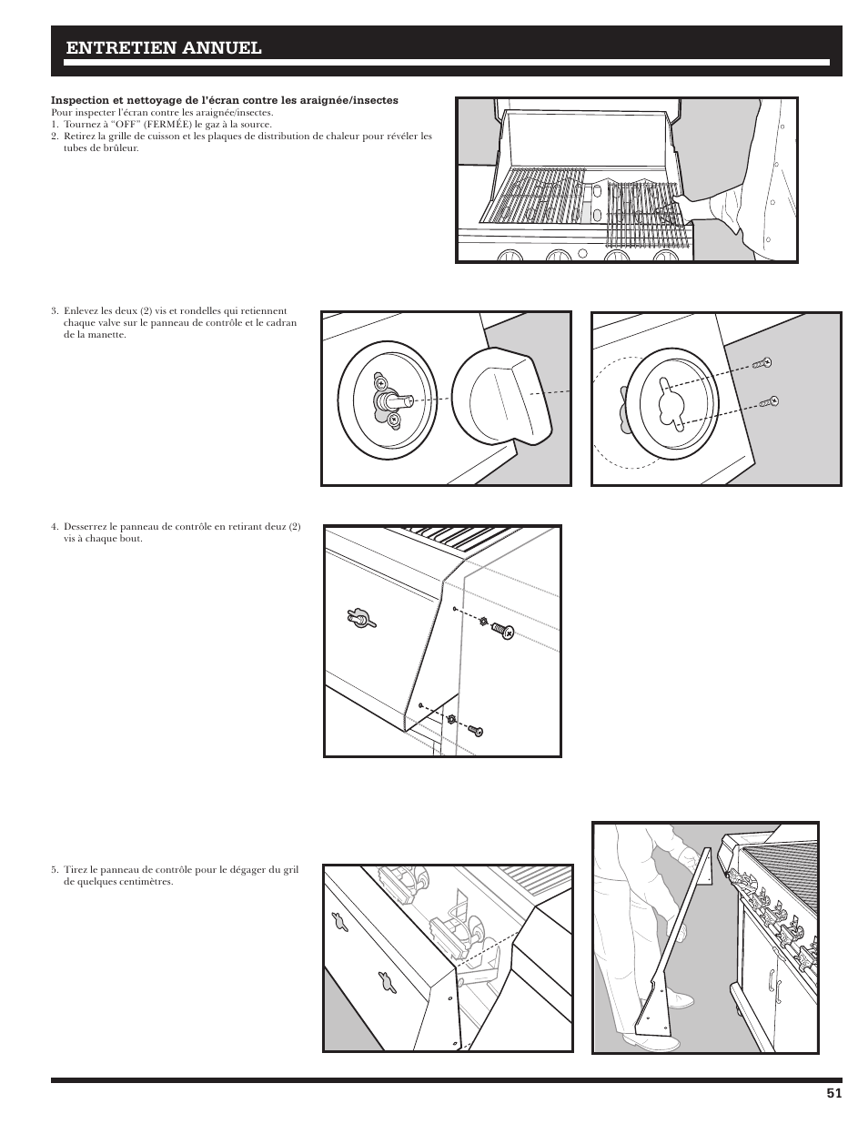 Entretien annuel | Ducane LP Gass Grill 3200 User Manual | Page 51 / 56