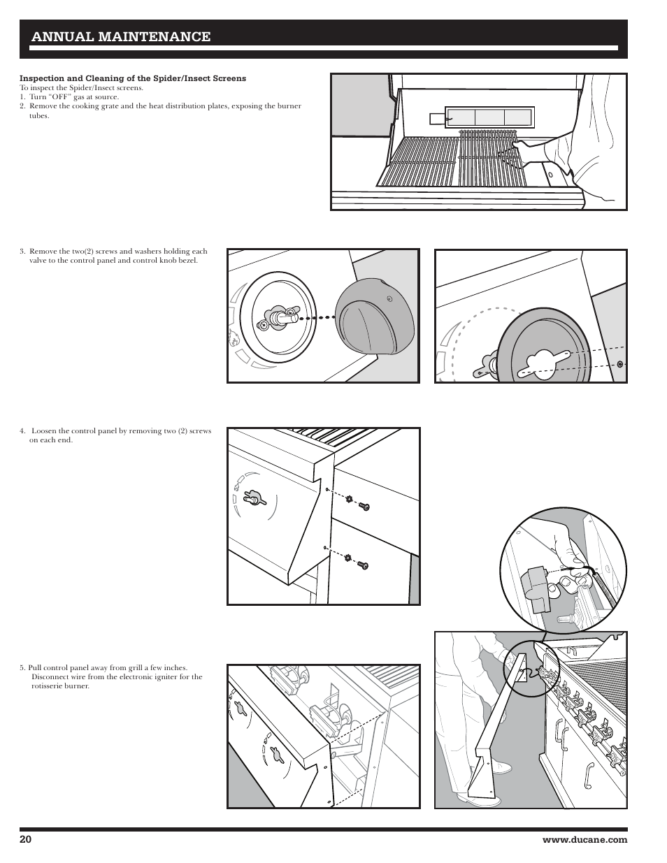 Annual maintenance | Ducane 20529917 User Manual | Page 20 / 56