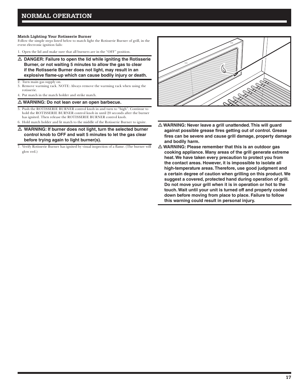 Normal operation | Ducane 2020806 User Manual | Page 17 / 64