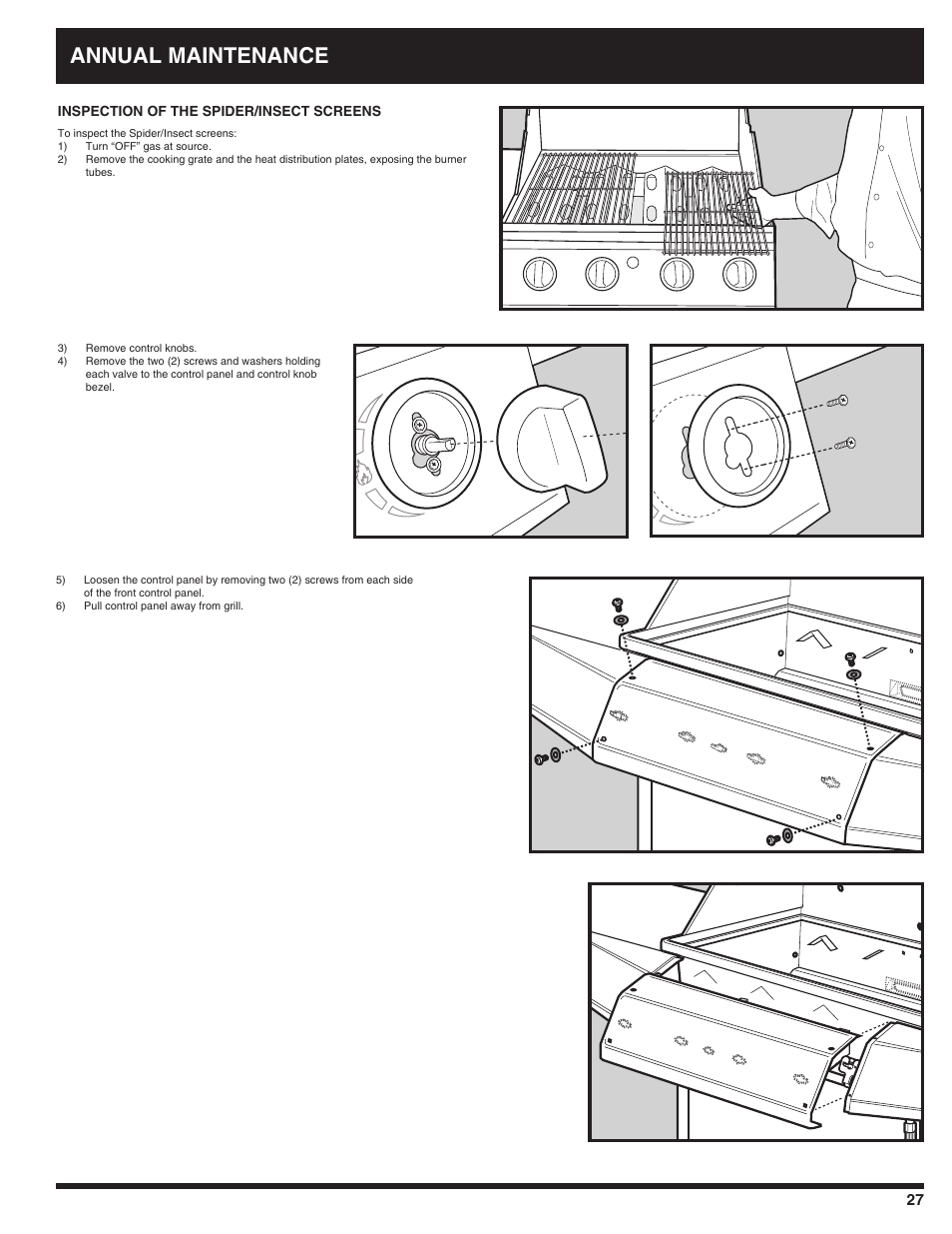 Annual maintenance | Ducane 3100 User Manual | Page 27 / 60