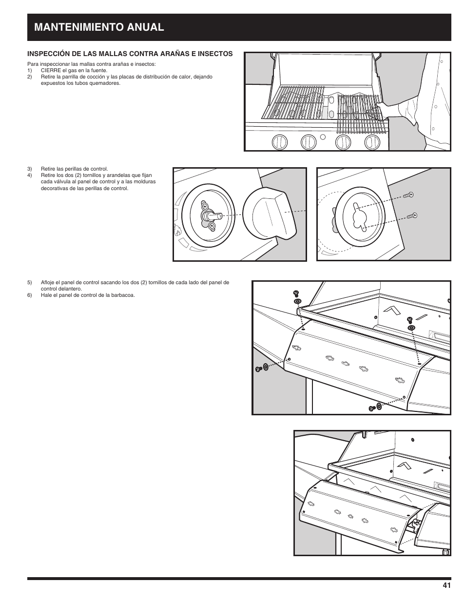 Mantenimiento anual | Ducane 3100 User Manual | Page 41 / 60