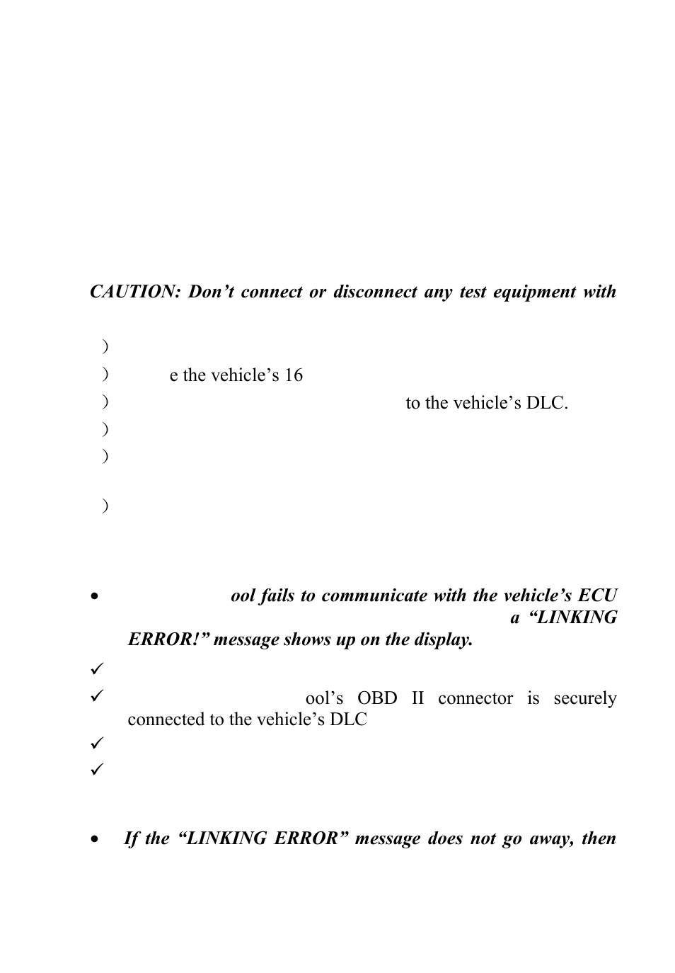 Obdii diagnostics | Sealey VAG505 User Manual | Page 21 / 80