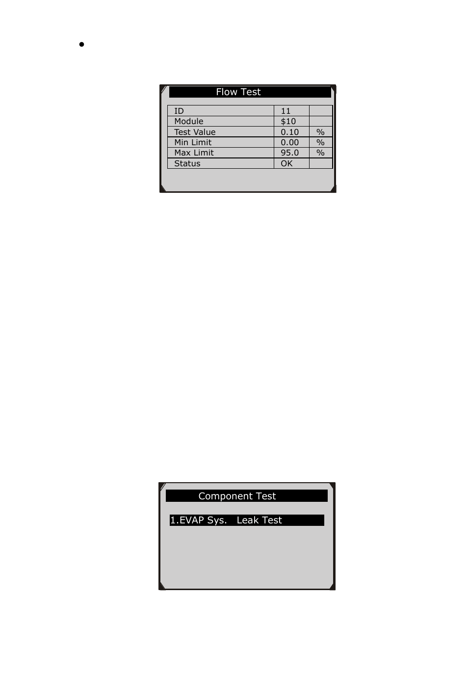 Omponent, 8 component test, Figure 5.30 | Figure 5.32 | Sealey VAG505 User Manual | Page 41 / 80