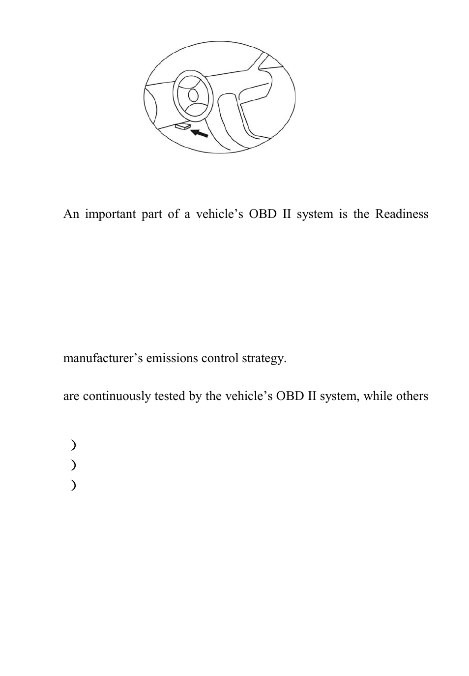 Eadiness, Onitors, 4 obd ii readiness monitors | Sealey VAG505 User Manual | Page 6 / 80