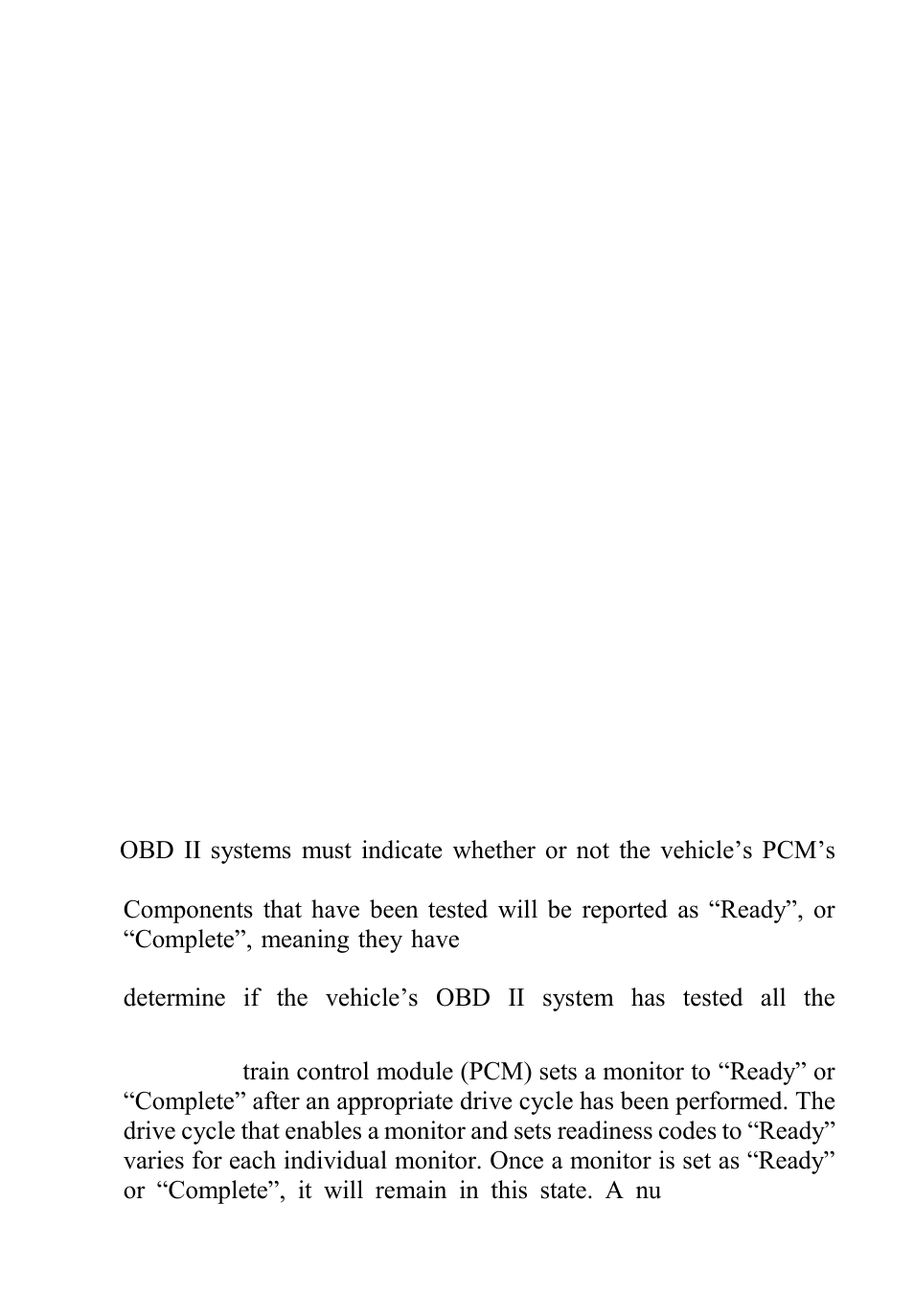 Onitor, Eadiness, Tatus | 5 obd ii monitor readiness status | Sealey VAG505 User Manual | Page 7 / 80