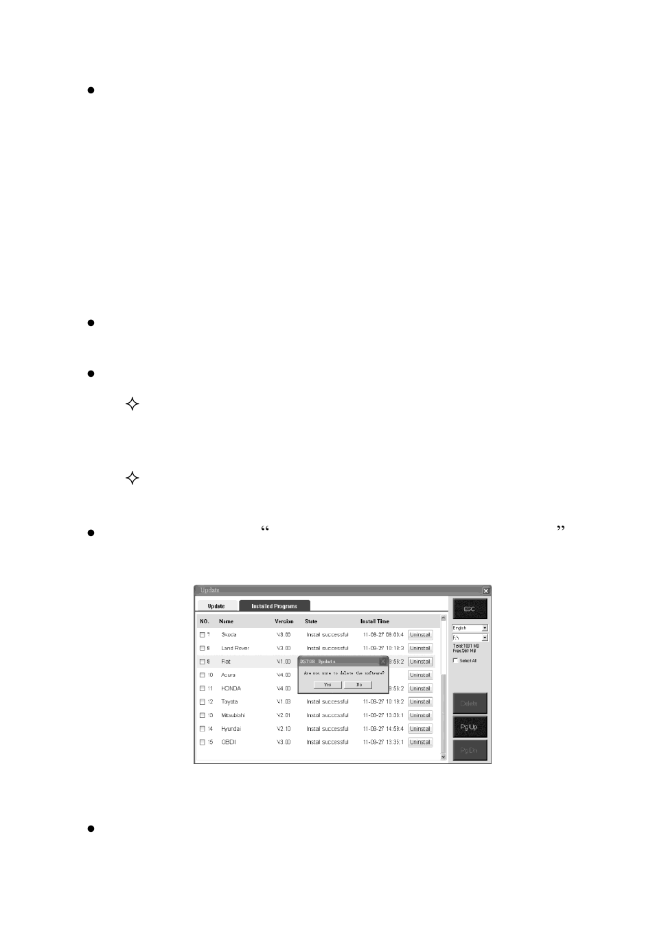 3 view or delete programs | Sealey VAG505 User Manual | Page 77 / 80