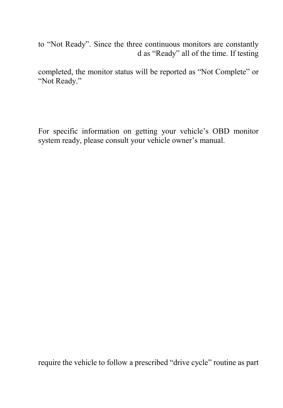 Efinitions, 6 obd ii definitions | Sealey VAG505 User Manual | Page 8 / 80