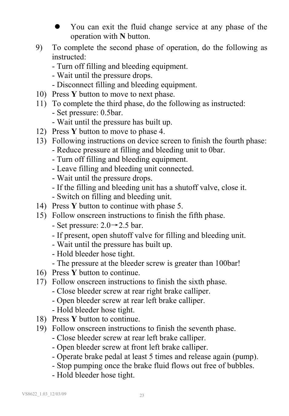 Sealey VS8622 User Manual | Page 24 / 36