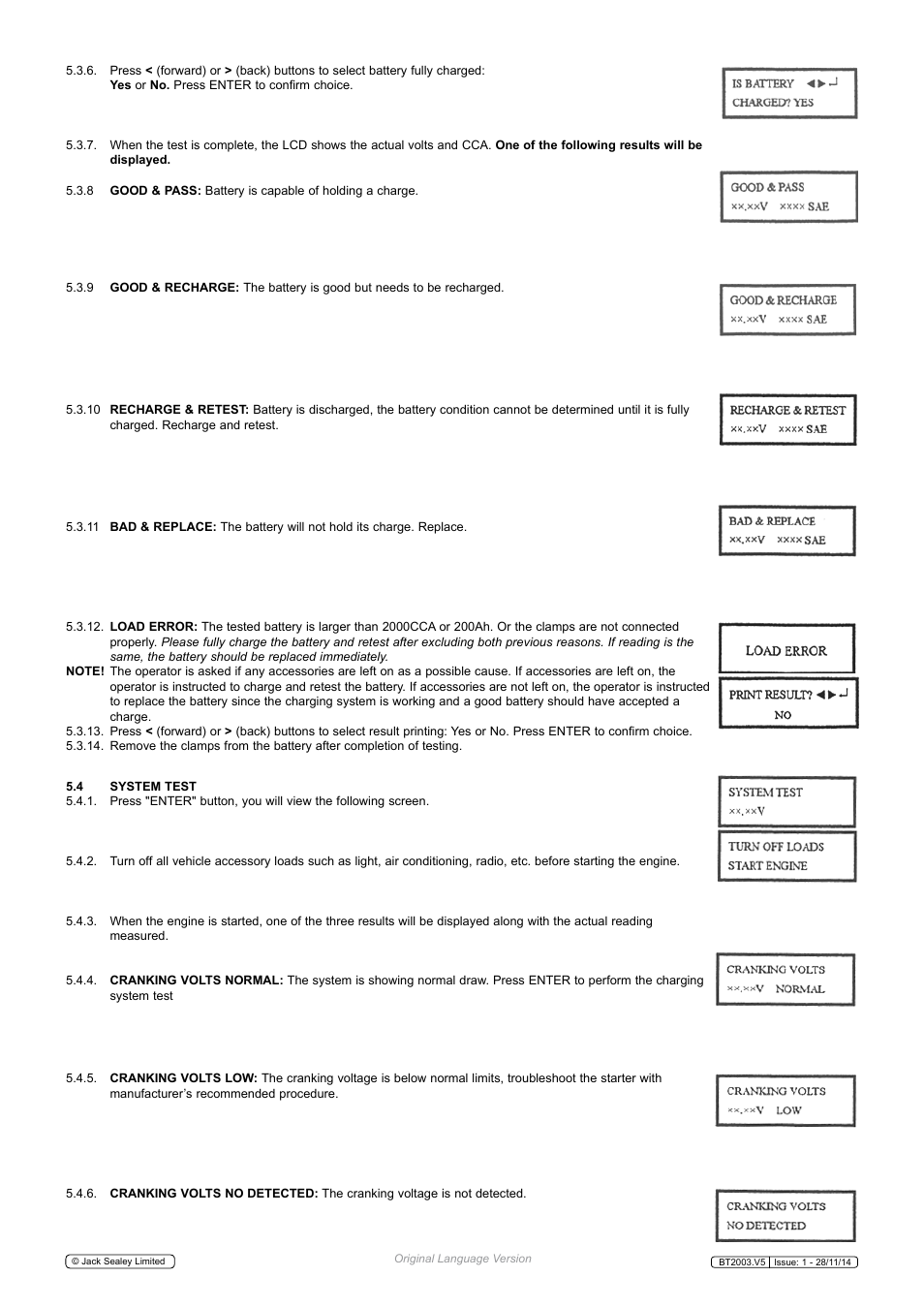 Sealey BT2003 User Manual | Page 3 / 5