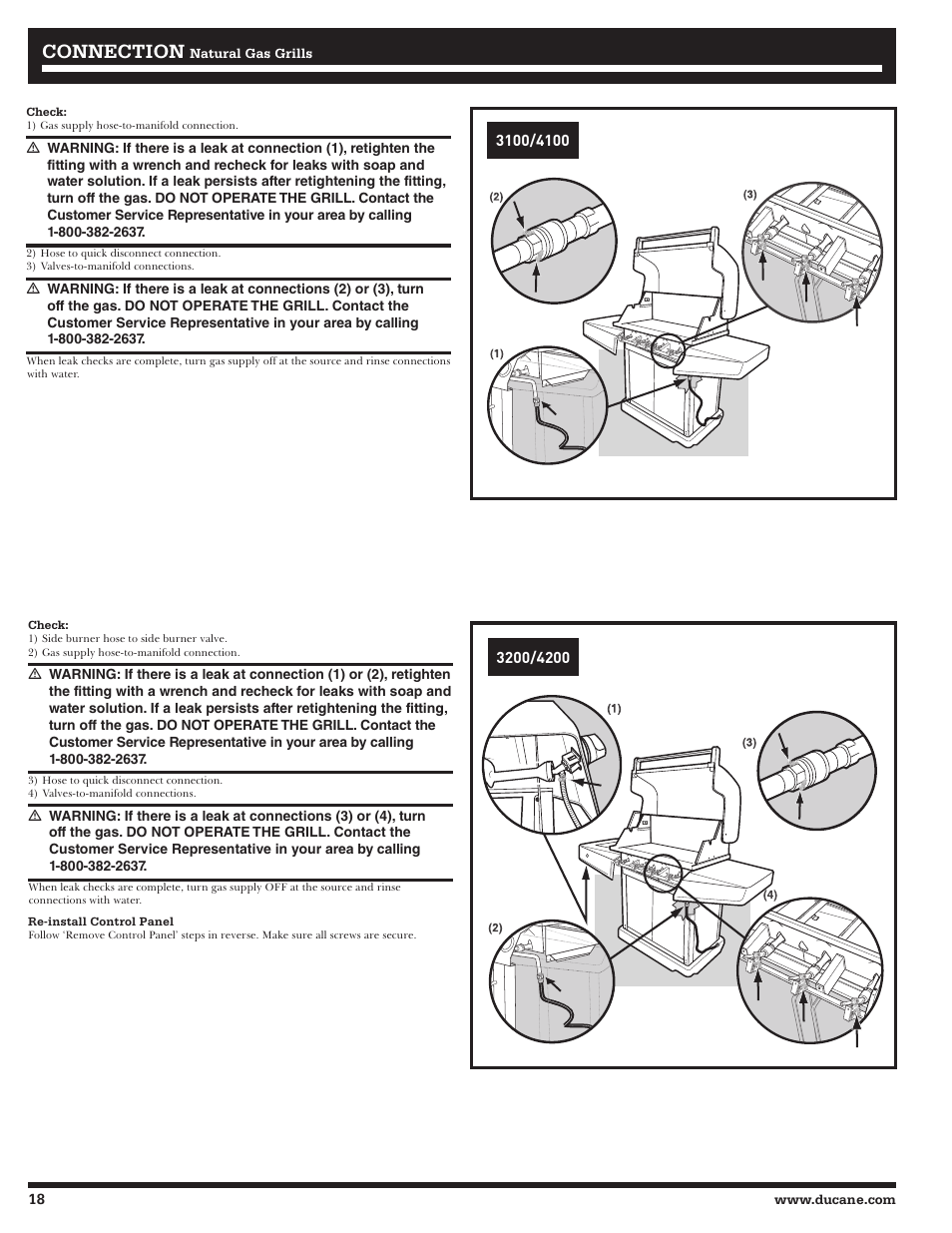 Connection | Ducane Affinity 31-3200 User Manual | Page 18 / 60