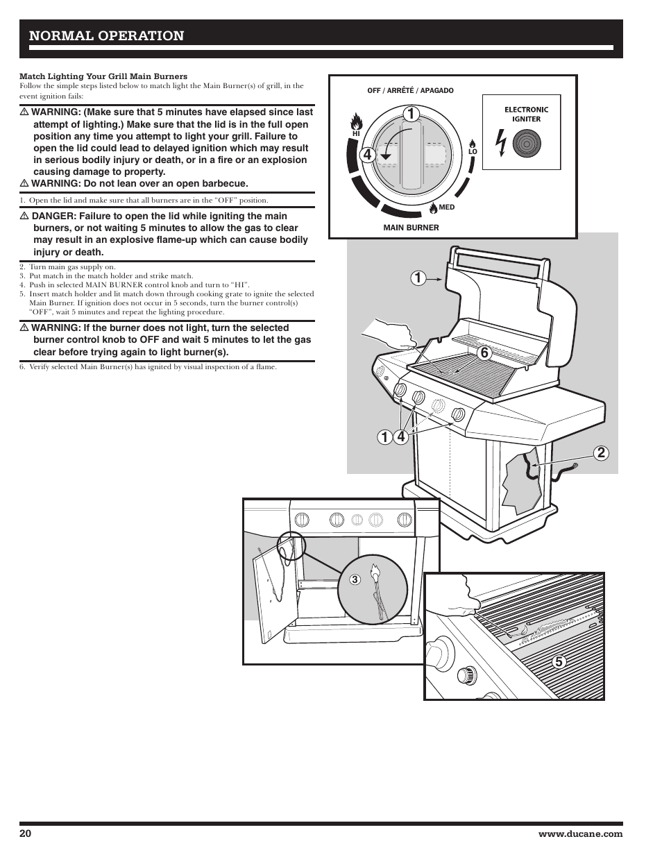 Normal operation | Ducane Affinity 31-3200 User Manual | Page 20 / 60