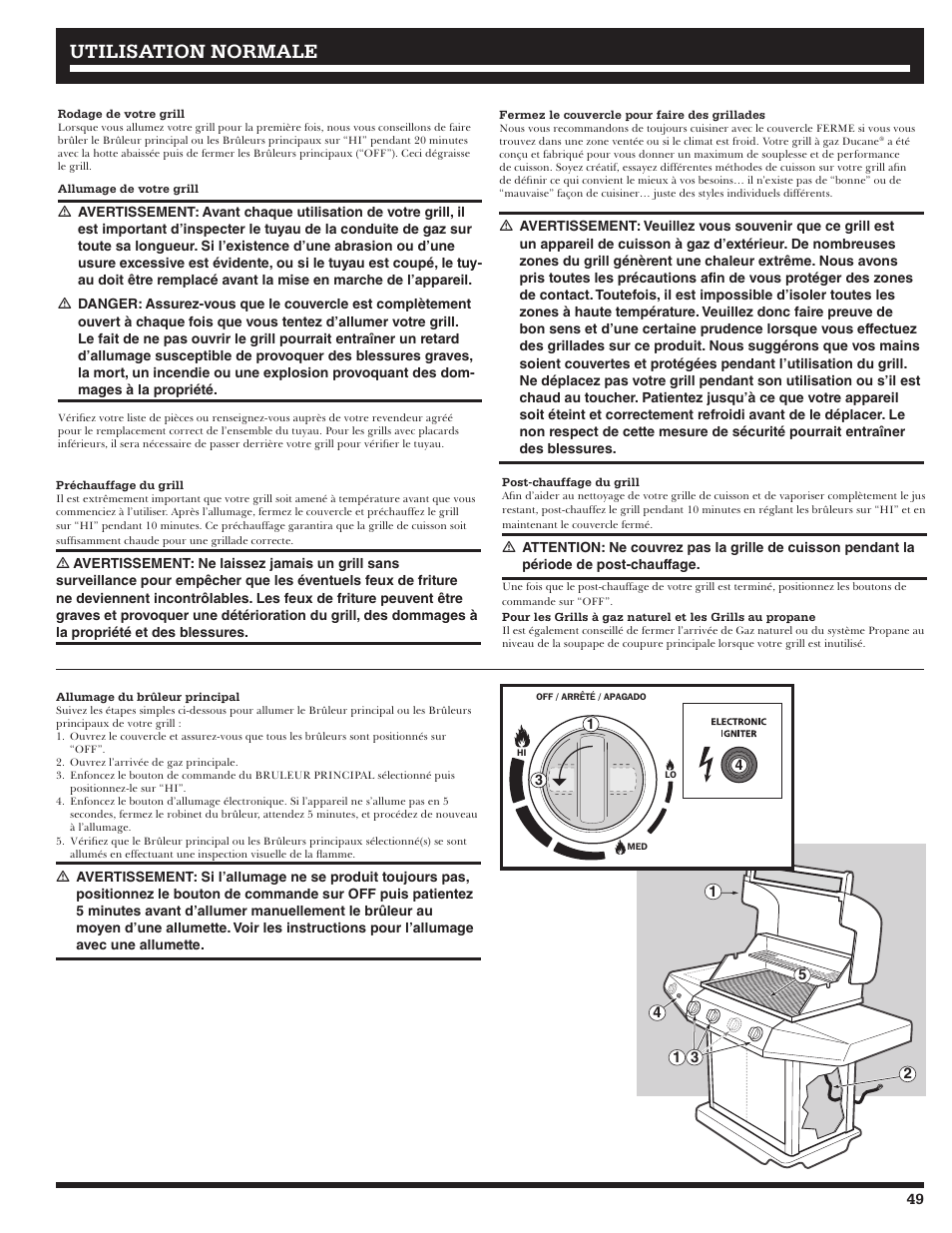 Utilisation normale | Ducane Affinity 31-3200 User Manual | Page 49 / 60