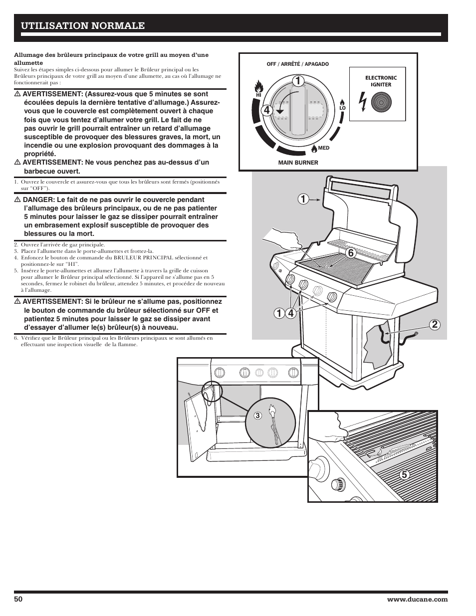 Utilisation normale | Ducane Affinity 31-3200 User Manual | Page 50 / 60