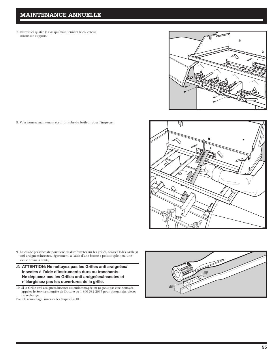 Maintenance annuelle | Ducane Affinity 31-3200 User Manual | Page 55 / 60