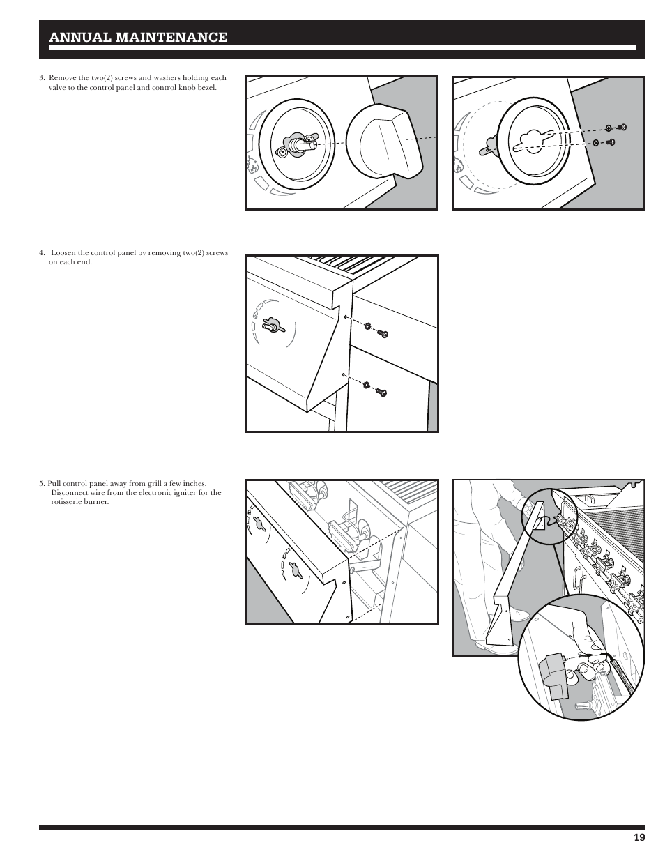 Annual maintenance | Ducane Meridian 20529915 User Manual | Page 19 / 56