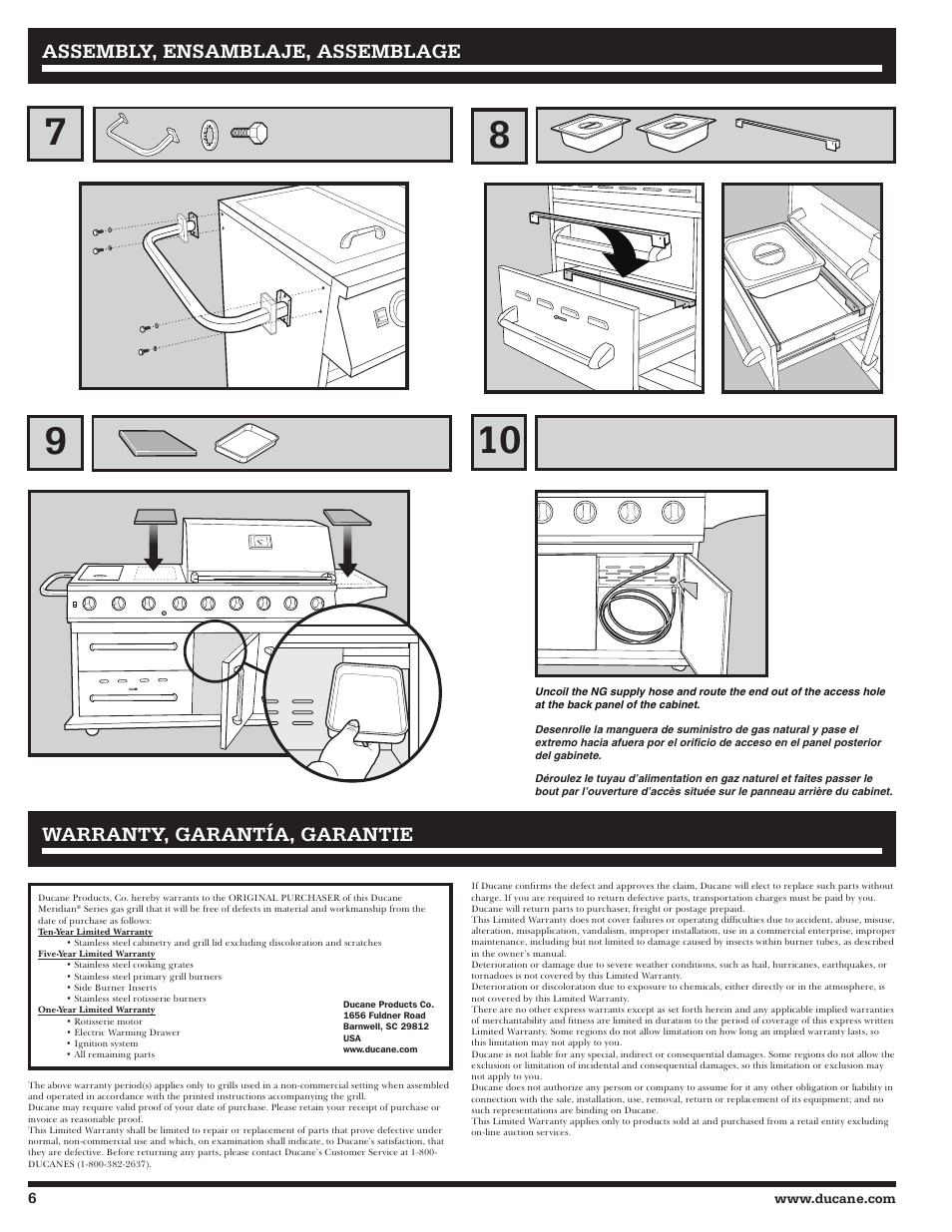 Ducane Meridian 20529915 User Manual | Page 6 / 56