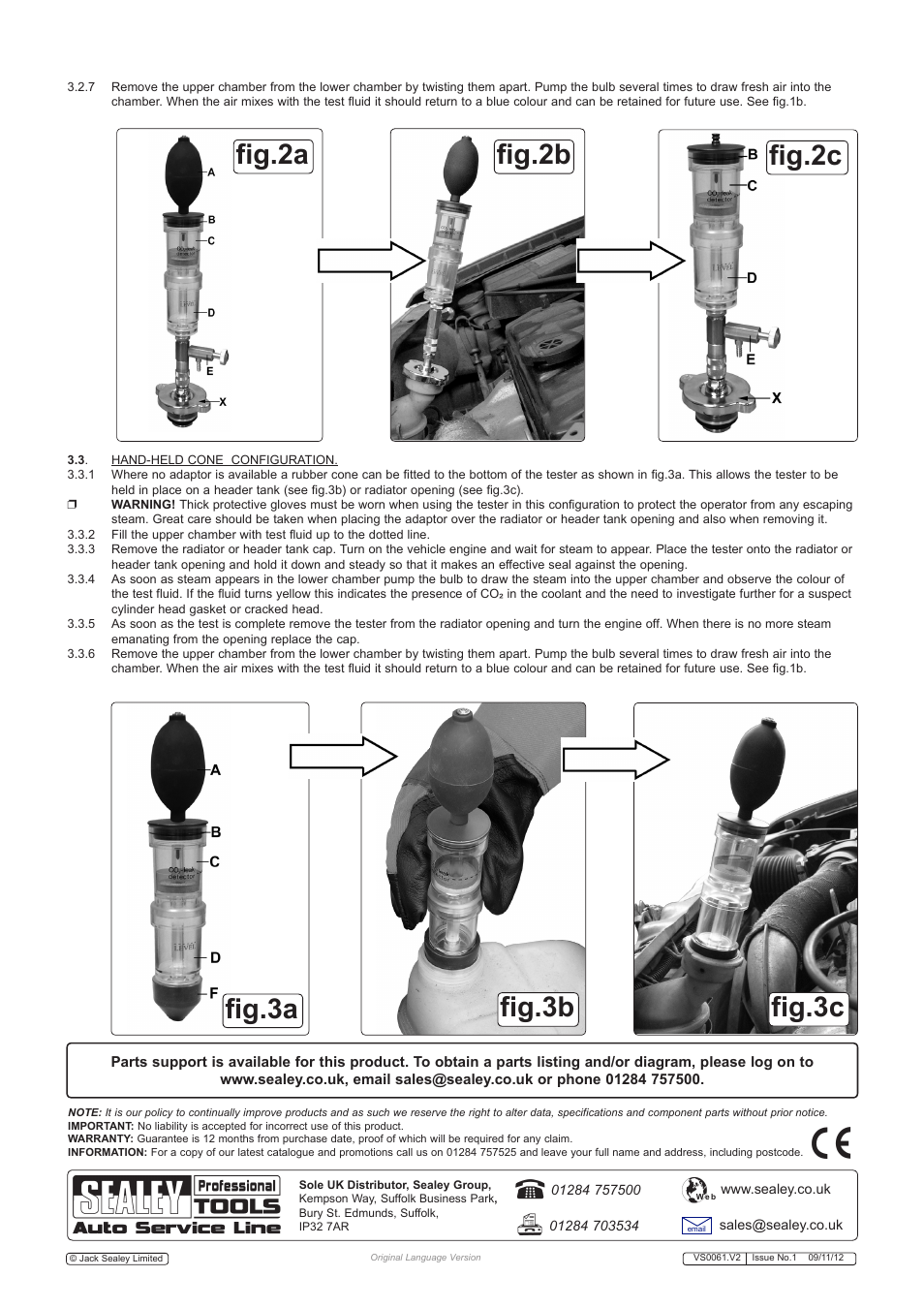 Sealey VS0061 User Manual | Page 2 / 2