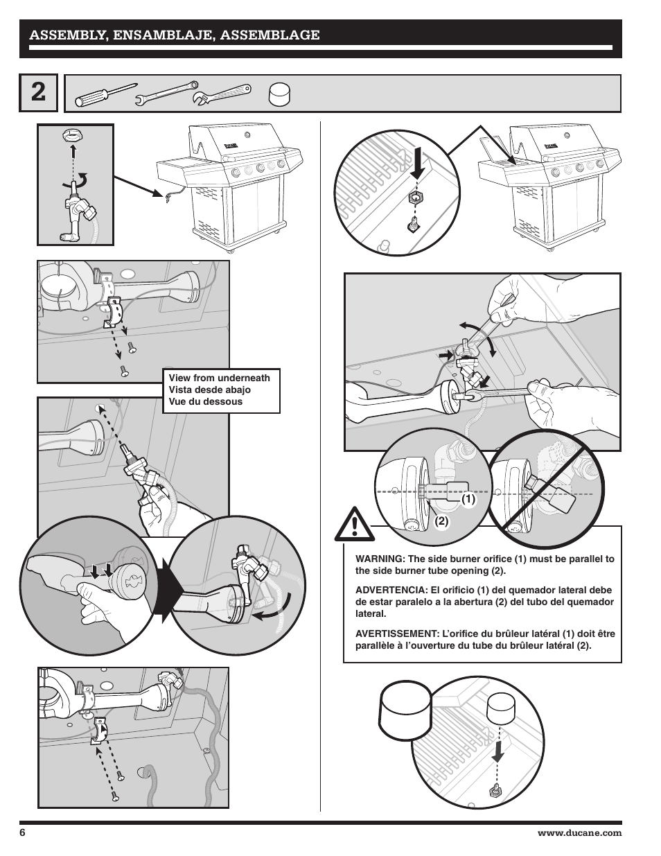 Ducane Affinity S LP Gass Grill 3400 User Manual | Page 6 / 64