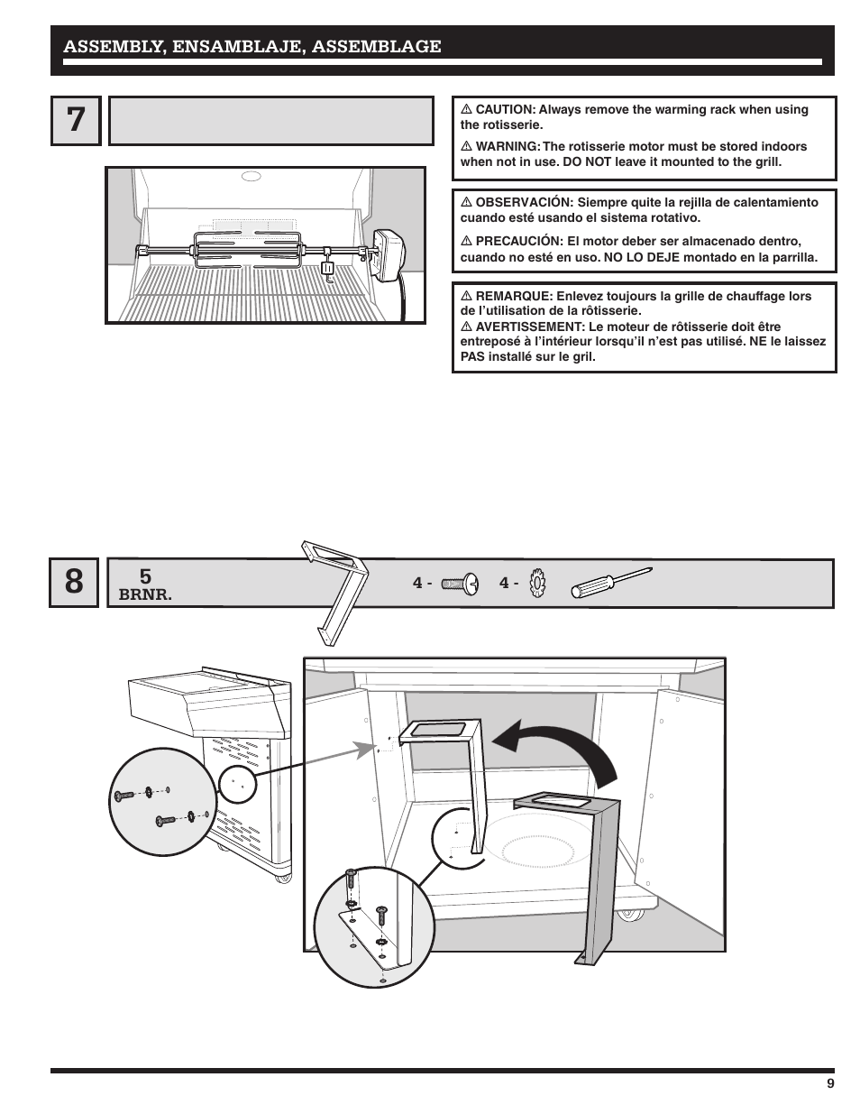 Ducane Affinity S LP Gass Grill 3400 User Manual | Page 9 / 64