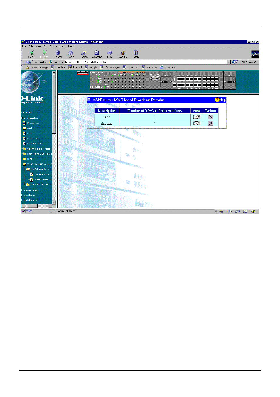 D-Link DES-3624 User Manual | Page 122 / 162