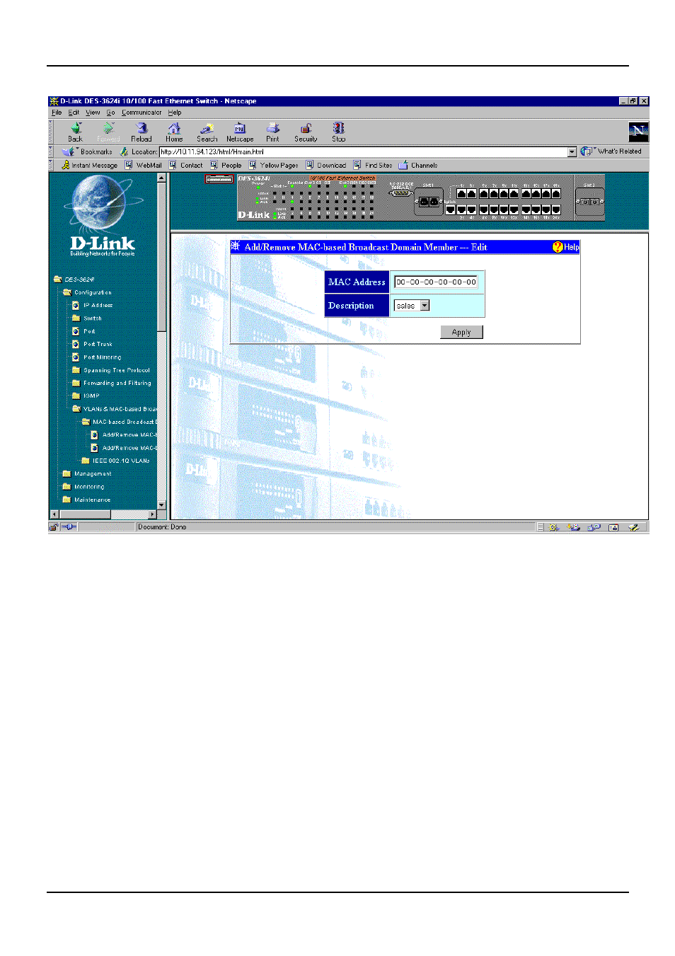 D-Link DES-3624 User Manual | Page 125 / 162