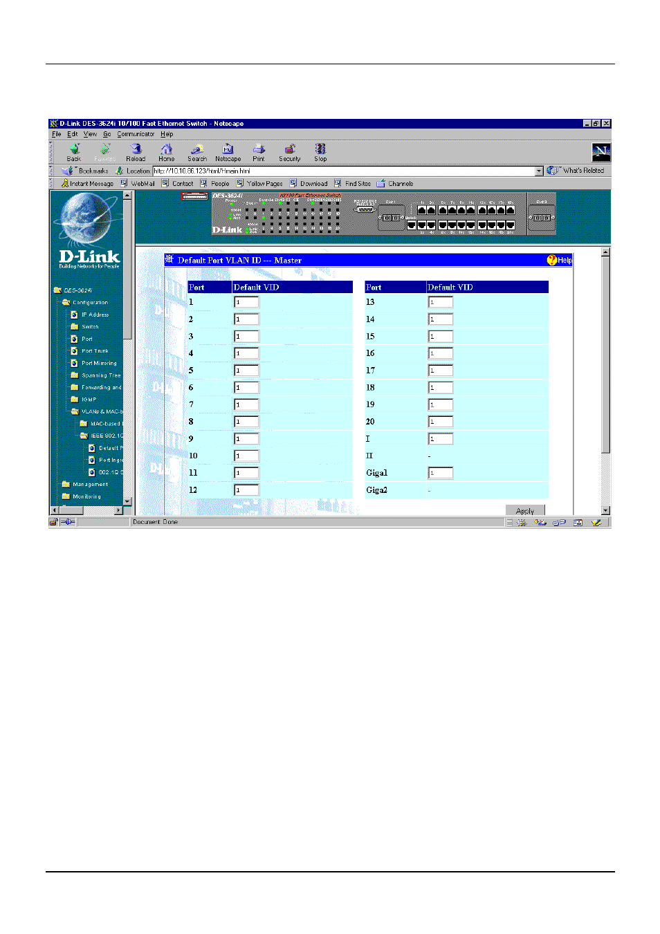 Ieee 802.1q vlans | D-Link DES-3624 User Manual | Page 126 / 162