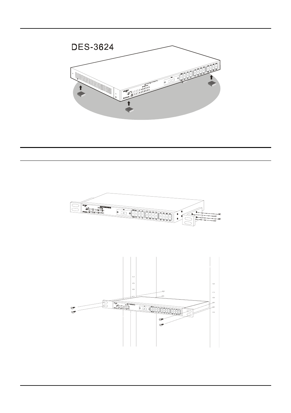 Rack installation | D-Link DES-3624 User Manual | Page 15 / 162
