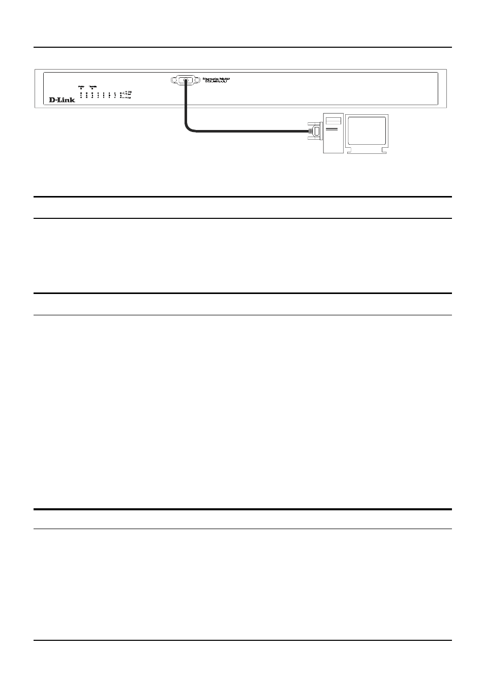 Connecting to the switch using telnet, Console usage conventions, First time connecting to the switch | D-Link DES-3624 User Manual | Page 41 / 162