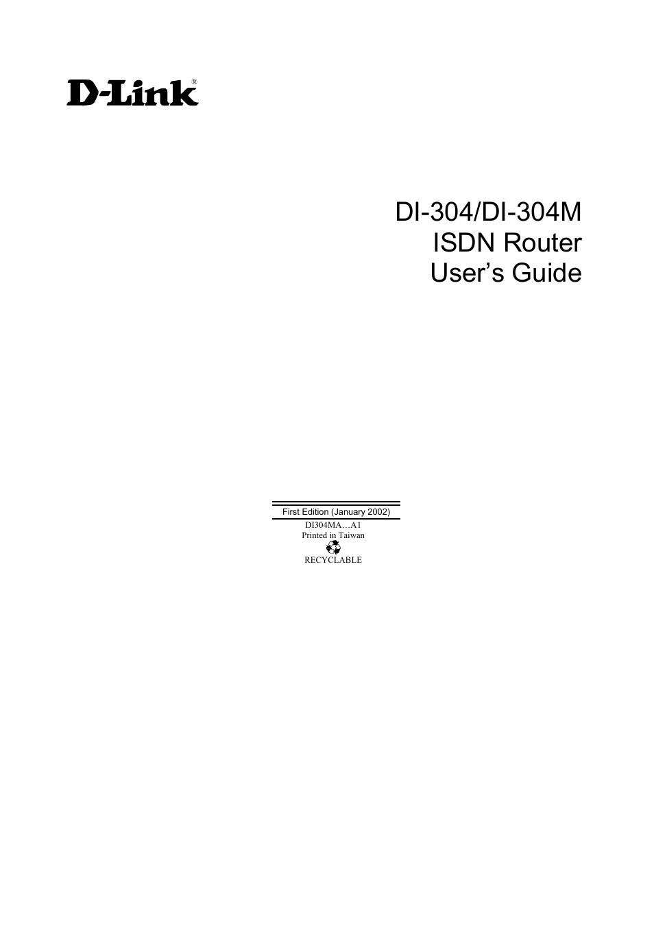 D-Link DI-304M User Manual | 105 pages
