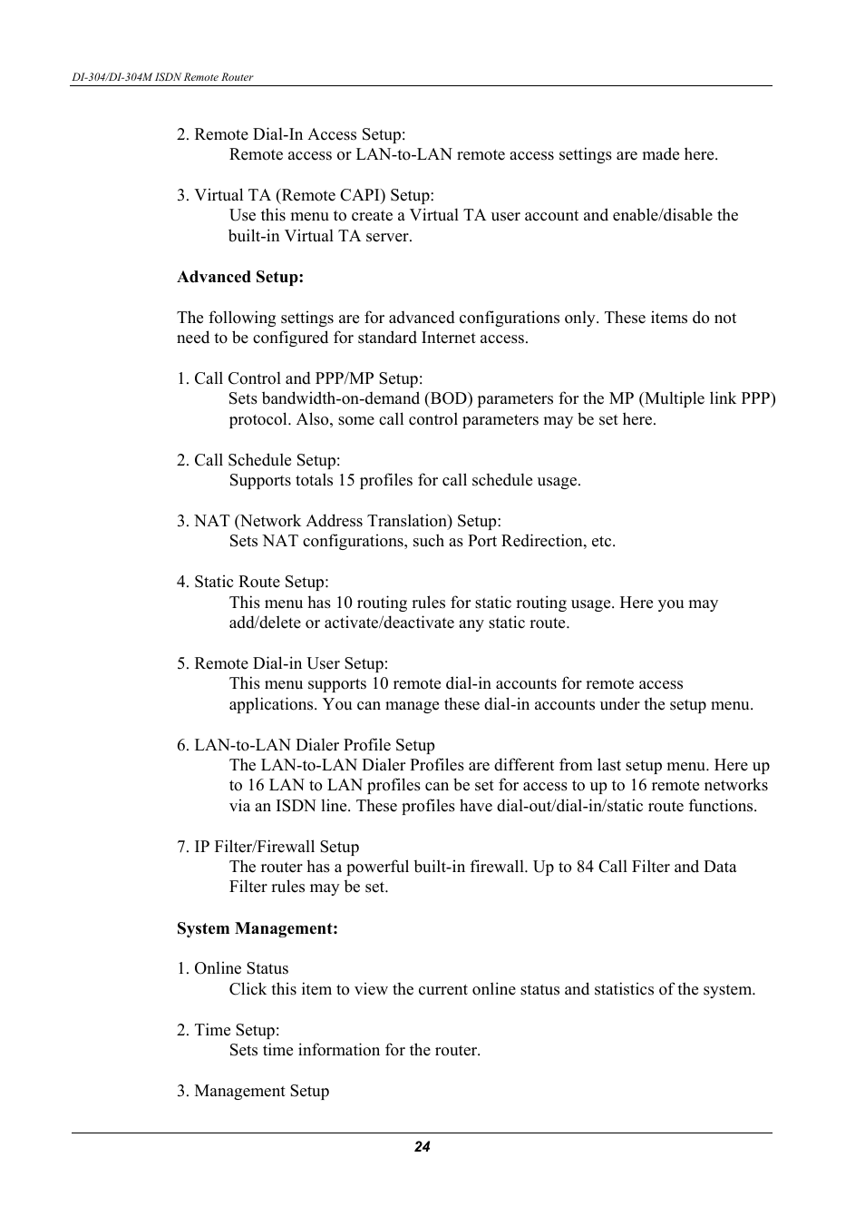 D-Link DI-304M User Manual | Page 32 / 105