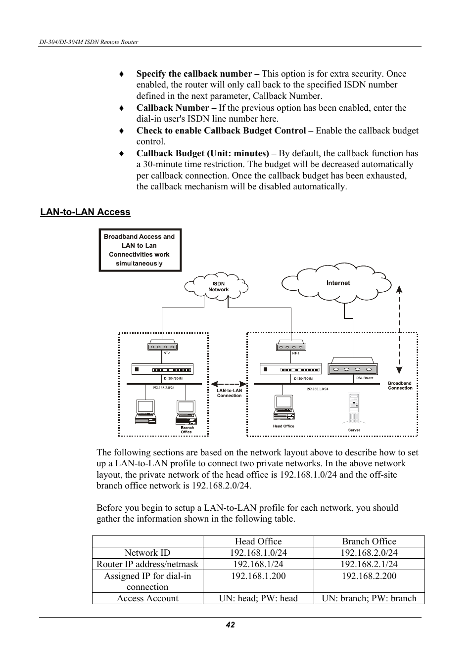 Lan-to-lan access | D-Link DI-304M User Manual | Page 50 / 105