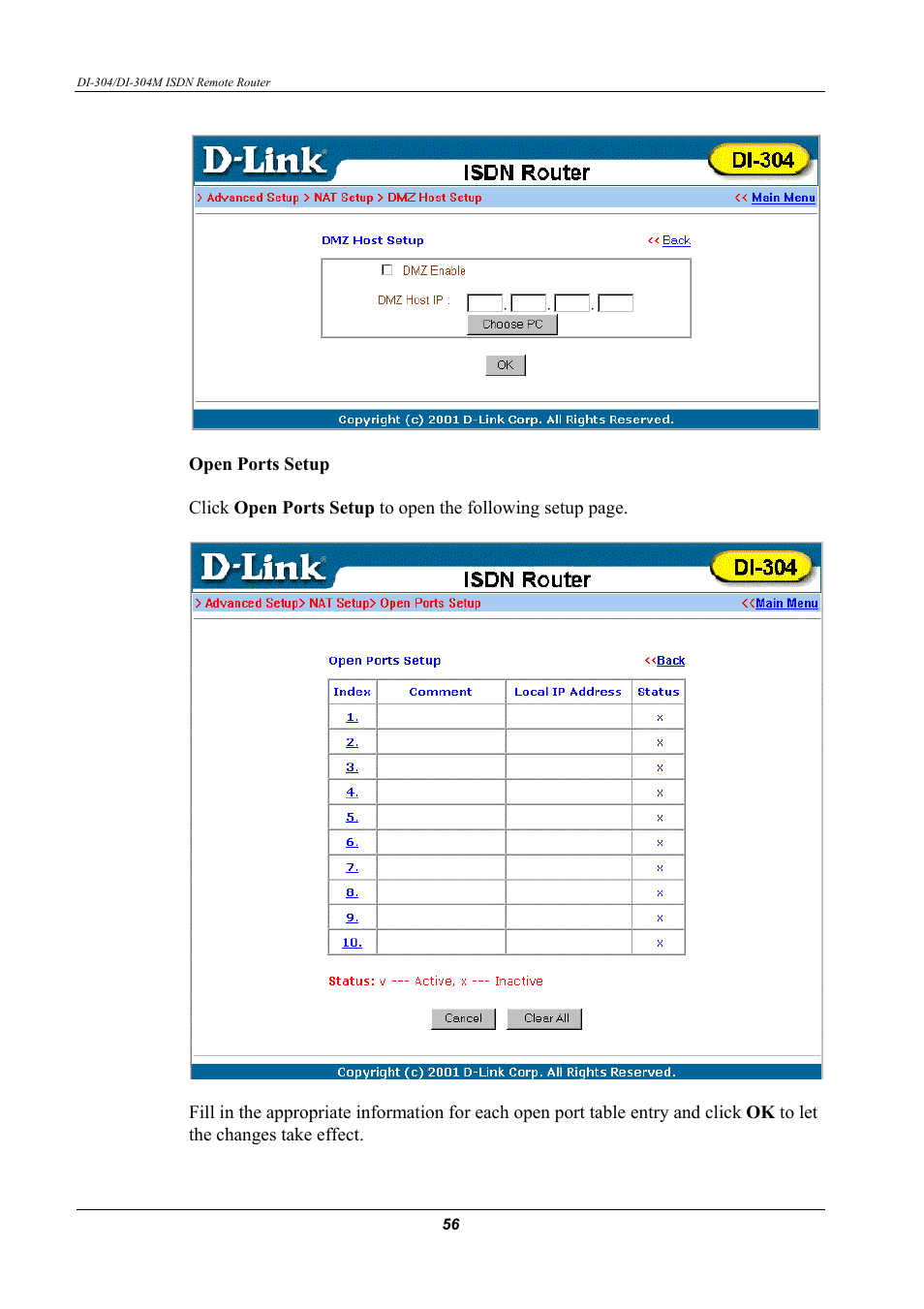 D-Link DI-304M User Manual | Page 64 / 105