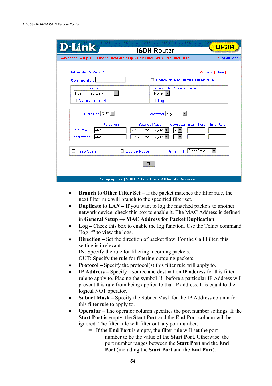 D-Link DI-304M User Manual | Page 72 / 105