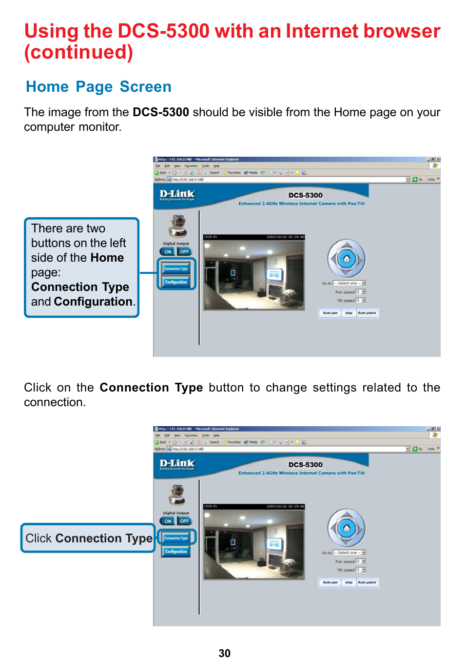 D-Link DCS-5300 User Manual | Page 30 / 109
