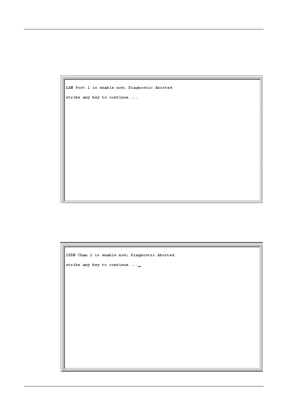 System lan test, System isdn test | D-Link DI-308 User Manual | Page 100 / 131