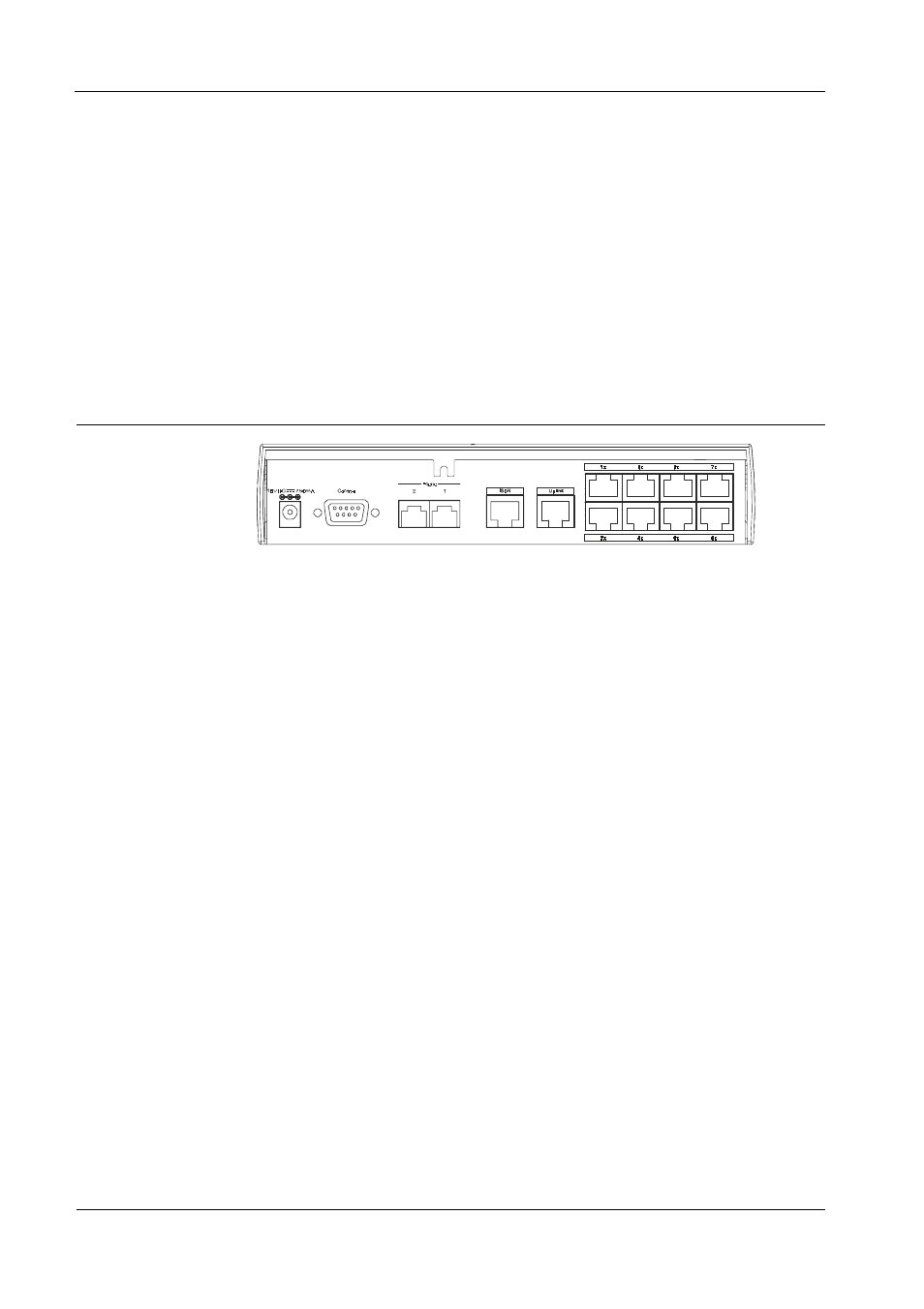 The di-308 rear panel | D-Link DI-308 User Manual | Page 15 / 131