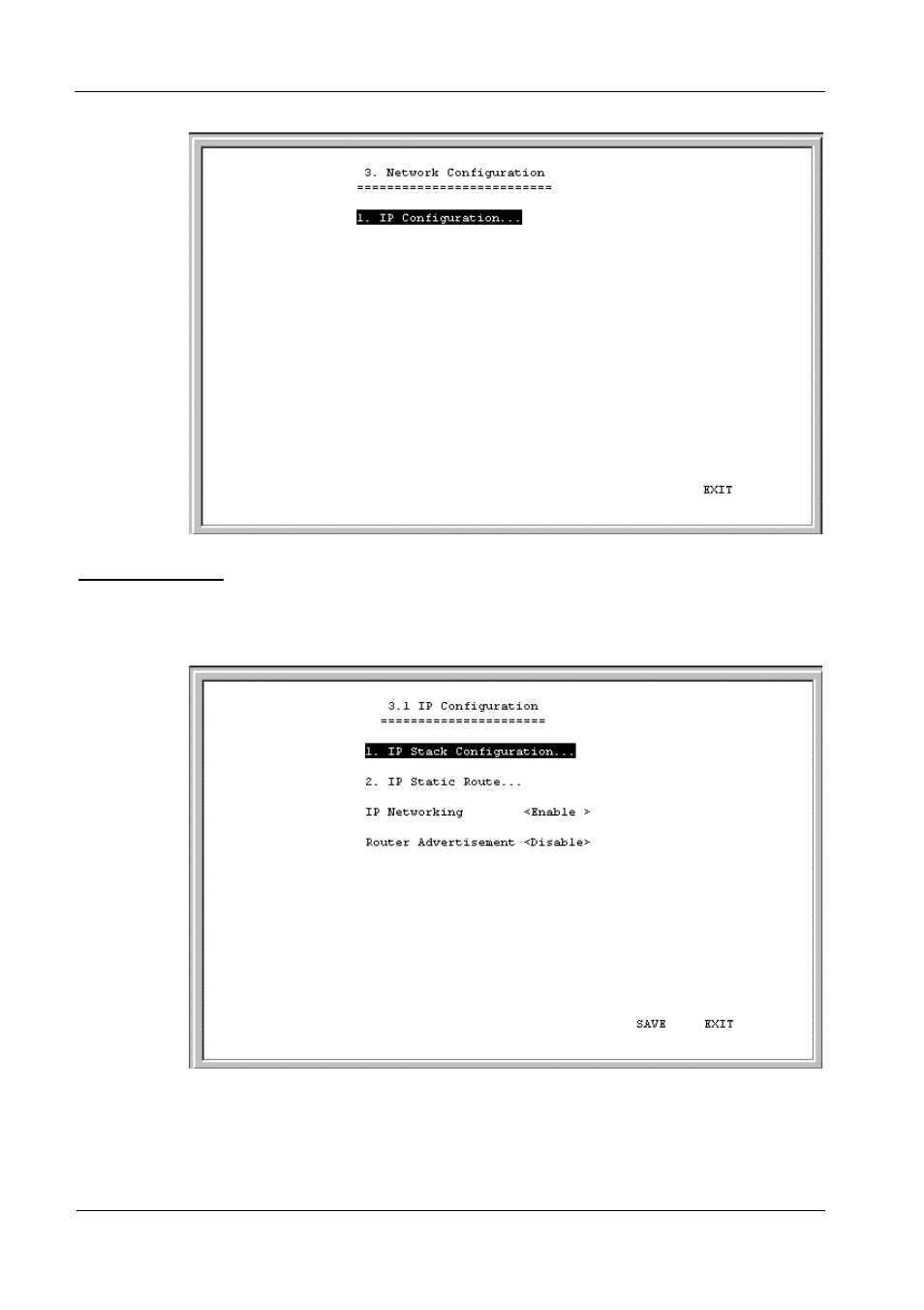 Ip configuration, Ip stack configuration | D-Link DI-308 User Manual | Page 30 / 131