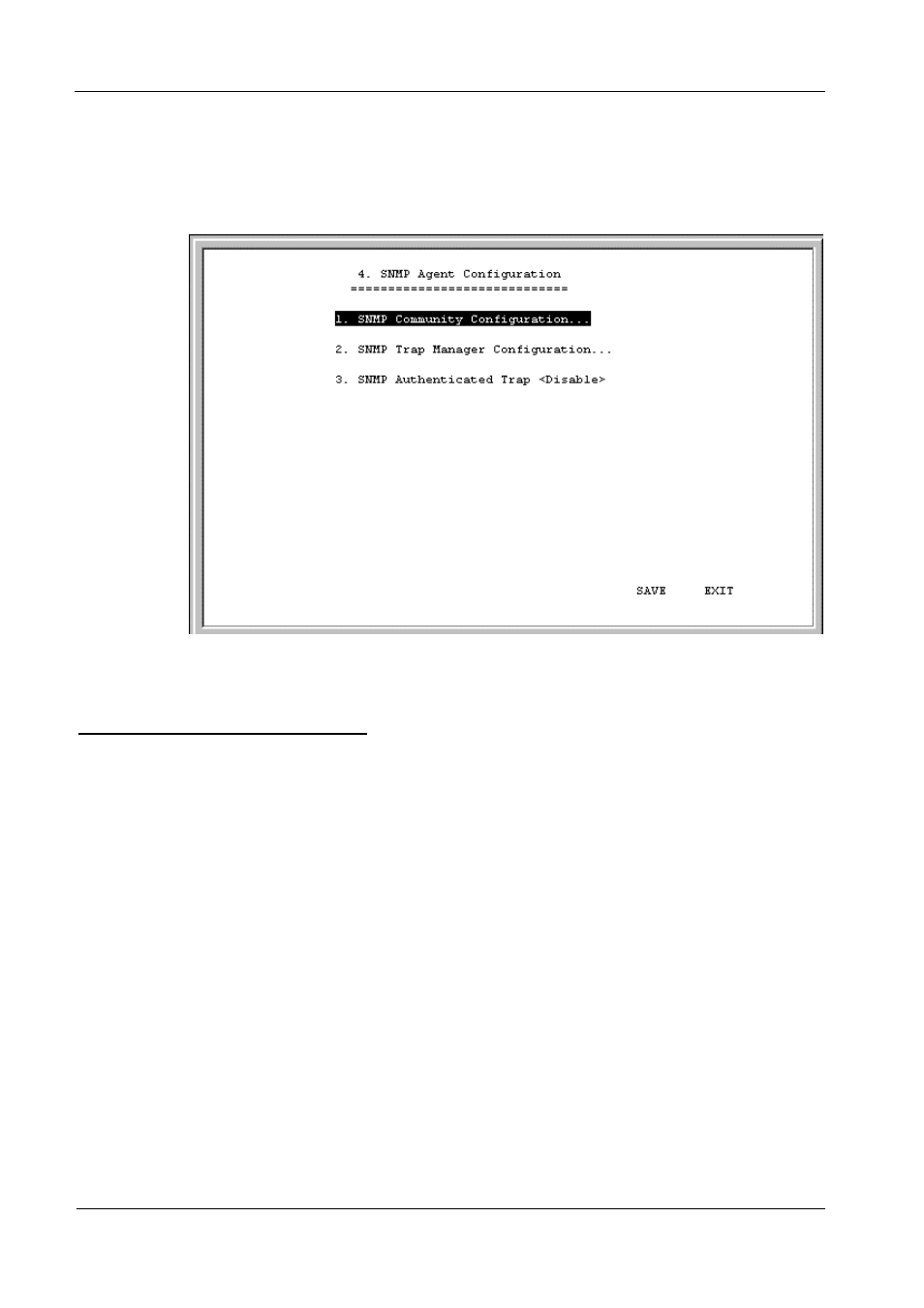 Snmp community configuration | D-Link DI-308 User Manual | Page 36 / 131