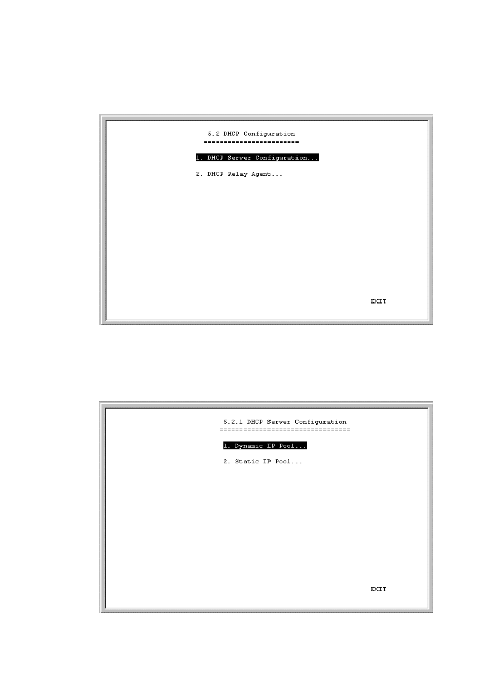 Dhcp server configuration | D-Link DI-308 User Manual | Page 51 / 131