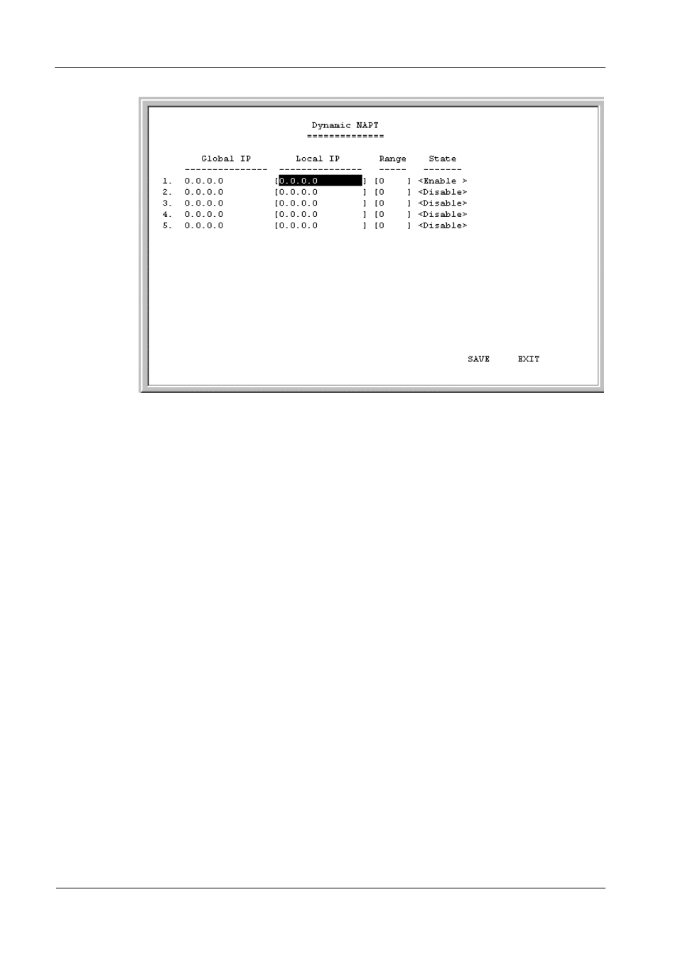 Static nat | D-Link DI-308 User Manual | Page 72 / 131