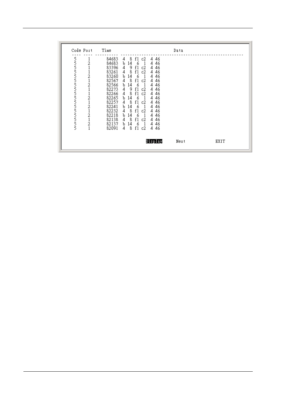 Trace buffer | D-Link DI-308 User Manual | Page 93 / 131