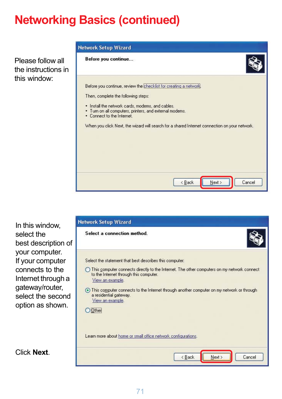 Networking basics (continued) | D-Link DP-G321 User Manual | Page 71 / 90