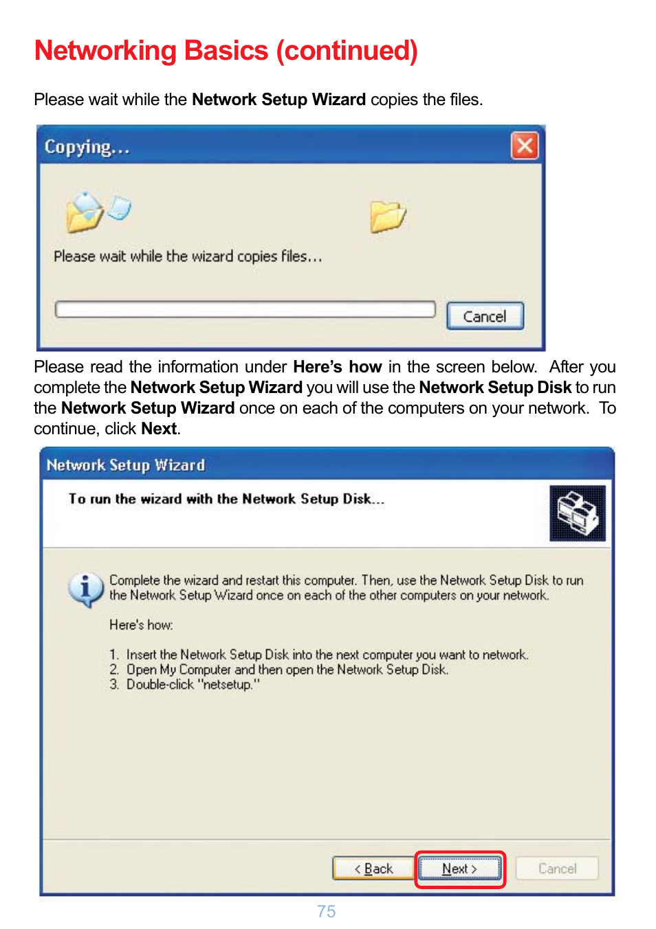 Networking basics (continued) | D-Link DP-G321 User Manual | Page 75 / 90