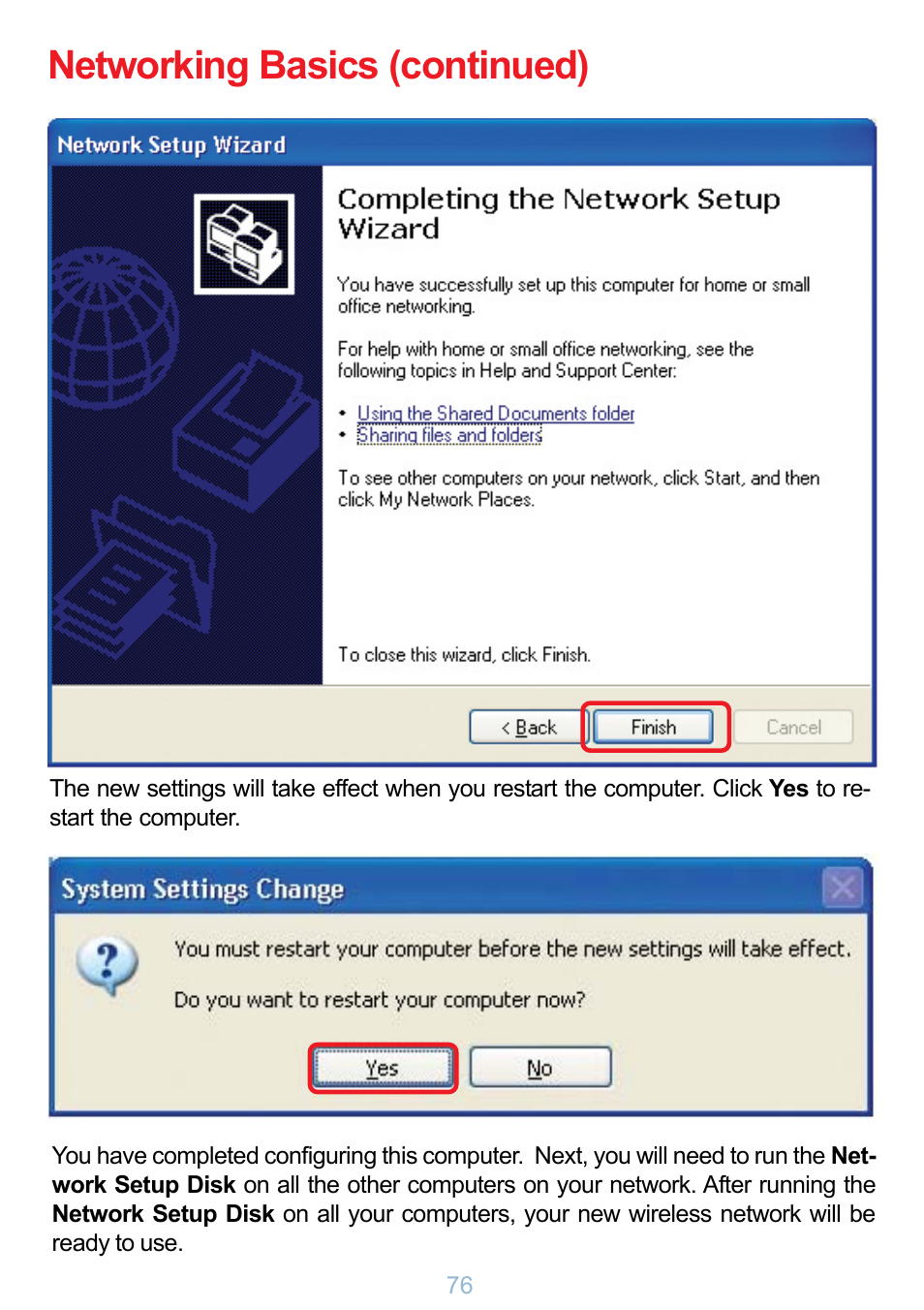 Networking basics (continued) | D-Link DP-G321 User Manual | Page 76 / 90