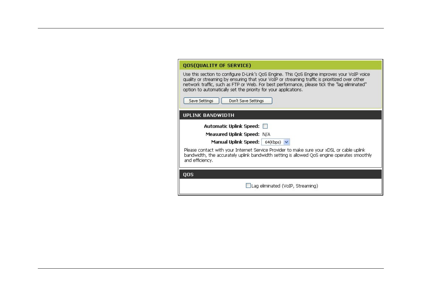 Qos engine | D-Link DIR-120 User Manual | Page 54 / 77