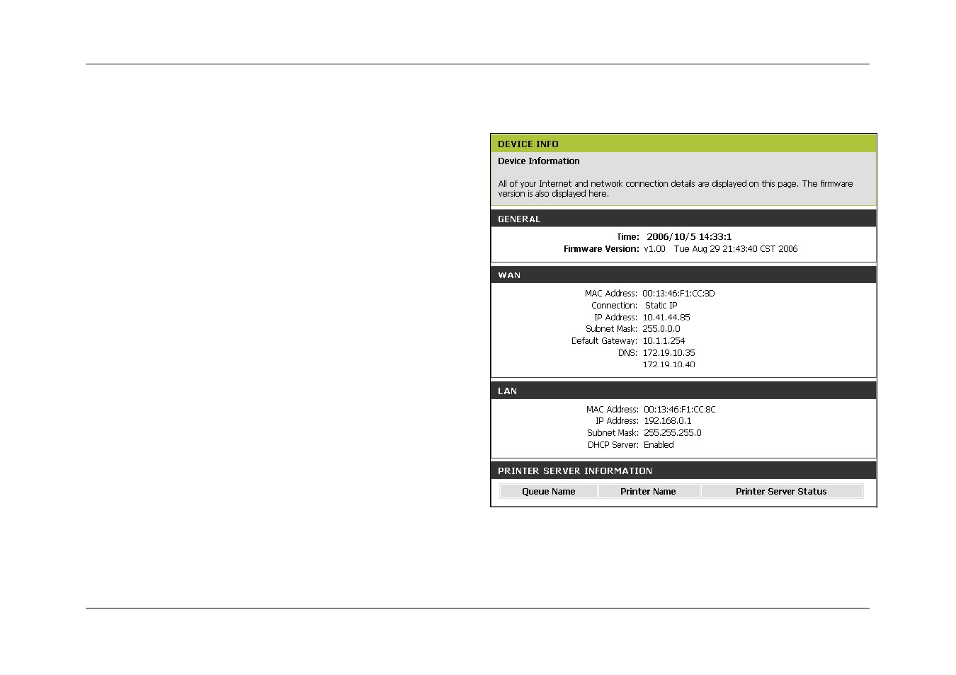 Device info | D-Link DIR-120 User Manual | Page 65 / 77